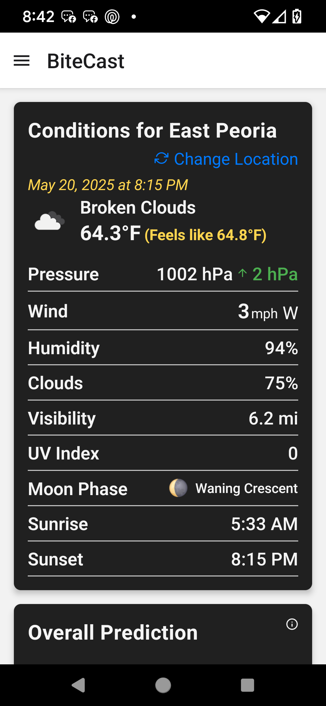 Location Screen